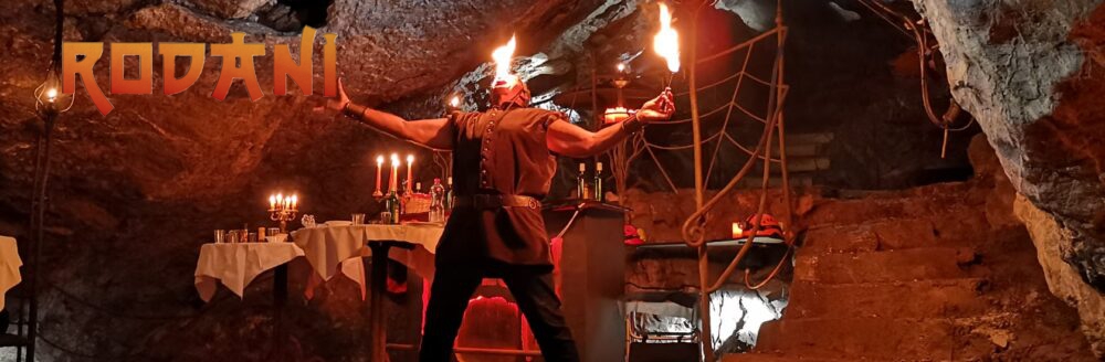 Feuershow auf dem Stoos